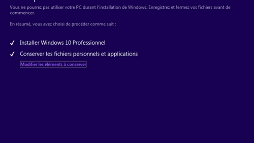Mise à jour de Windows vers une version récente